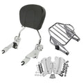 Sissy Bar Backrest Luggage Rack & Docking Hardware Fit For Harley Touring 09-13