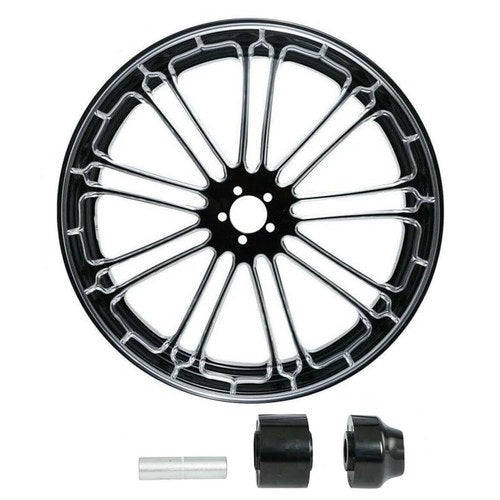 23''x3.5'' Front Wheel Rim Single Disc Hub Fit For Harley Touring non ABS 97-21