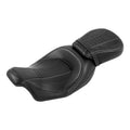 Black White Driver Passenger Pillion Seat Fit For Harley Touring Road King 09-23