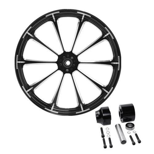 21"X3.5" Front Wheel Rim Hub Single Disc Fit For Harley Road Street Glide 97-21