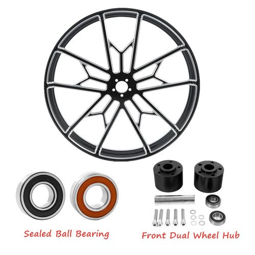 30'' Front Wheel Rim Dual Disc Hub Fit For Harley Street Road Glide ABS 1997-21