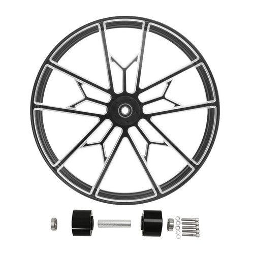 30'' Front Wheel Rim Dual Disc Hub Fit For Harley Electra Street Glide 2008-2023