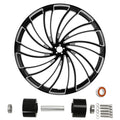 26''x3.5'' Front Wheel Rim & Dual Disc Hub Fit For Harley Touring ABS 2008-2023
