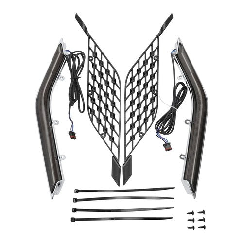 LED Radiator Grill Panels Light Fit For 2018-up Honda GoldWing GL1800 Tour Dct