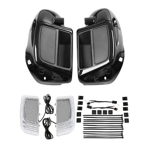 Lower Vented Fairing Turn Signal Light Fit For Harley Road King Street Glide 14+