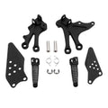 Front Footrest Foot Pegs Bracket Fit For Kawasaki Ninja ZX10R ZX-10R 2004-2005