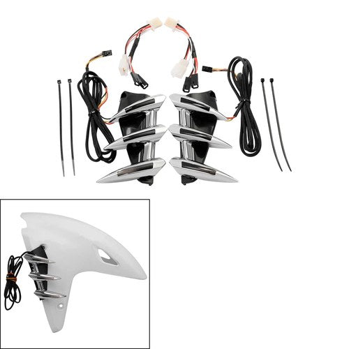 Front Fender Trim Indicator Light Fit For Honda Goldwing GL1800 01-17 F6B 13-17