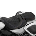 Black Driver Passenger Pillion Seat Fit For Harley Street Road Glide 2009-2023