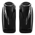 Vivid Black 6.5" Saddlebags Speaker Lids Fit For Harley Touring Road King 14-23