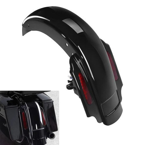 Rear Fender System W/ LED Fit For Harley 1993-2008 Road King Street Glide