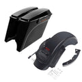 5" Stretched Hard Saddlebags & Rear Fender Fit For Harley Touring 2009-2013 2012