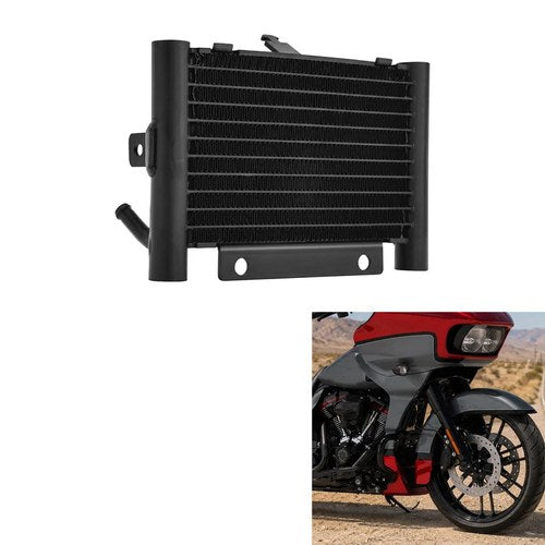 Motorcycle Radiator Oil Cooler Fit For Harley Touring Street Electra Glide 17-23