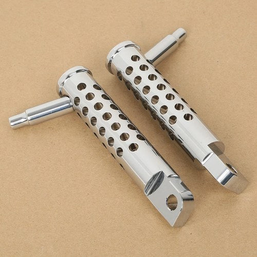 45° Silence Drilled Footrests Foot Pegs Fit For Harley Sportster 883 1200 10-22