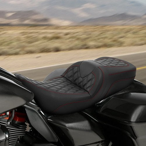 Driver Passenger Seat Fit For Harley 2009-2023 Touring Road Street Glide King