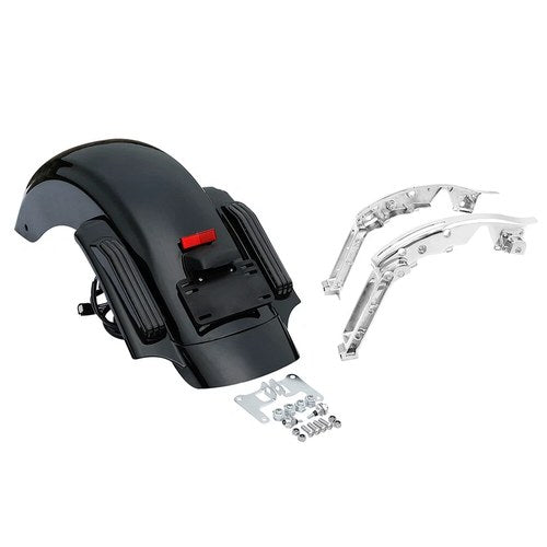 Rear Fender & Support Bracket Fit For Harley Touring Road Street Glide 2014-2024