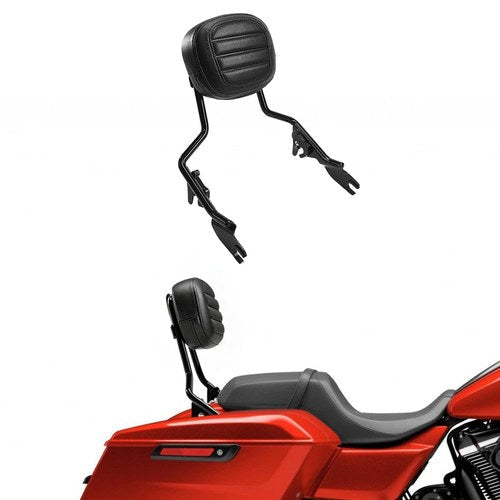 Detachable Backrest Sissy Bar for Harley Touring Road Electra Street Glide 09-25