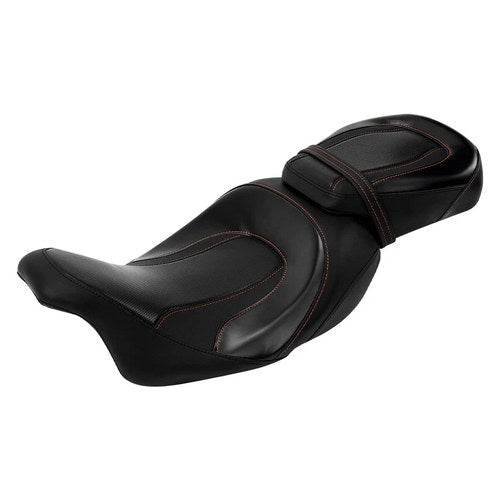 Driver Passenger Seat 2-Up Fit For Harley Touring Road King Street Glide 09-23