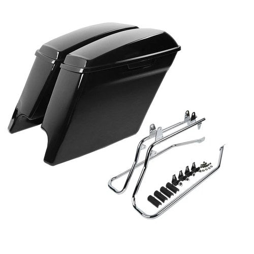 5'' Stretched Saddlebags Conversion Bracket Fit For Harley Softail 1984-2017 16