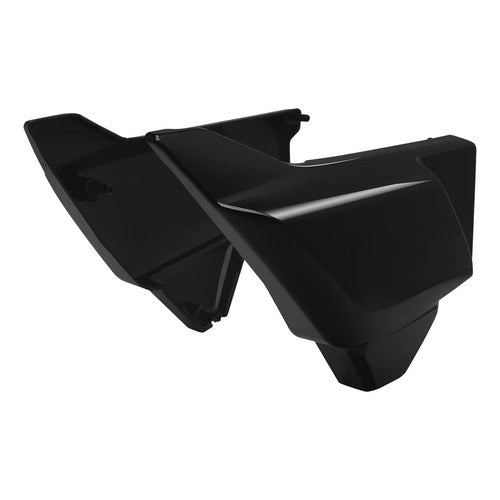 Vivid Black Battery Side Cover Panels Fit For Harley Cvo Street Road Glide 23-26