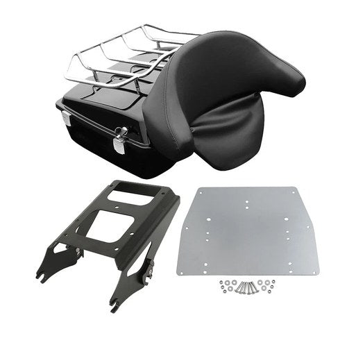10.7'' Chopped Trunk Pad Mount Rack Plate Fit For Harley Touring 2009-2013 2012