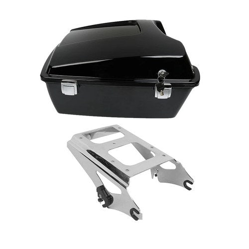 Chopped Trunk 2-Up Mount Rack Fit For Harley Touring Electra Street Glide 09-13