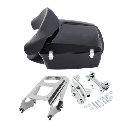 Chopped Trunk Pad Mount Rack Docking Fit For Harley Touring Road Glide 2009-2013