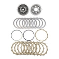 Clutch Pressure Plate & Friction Steel Disc Kit Fit For Harley 2004-2010 Touring