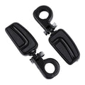 Matte Black 1.25" 1-1/4" Highway Guards Bar Foot Pegs Universal Fit For Harley