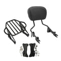 Black Sissy Bar Backrest Luggage Rack Docking Kit Fit For Harley Touring 14-2026