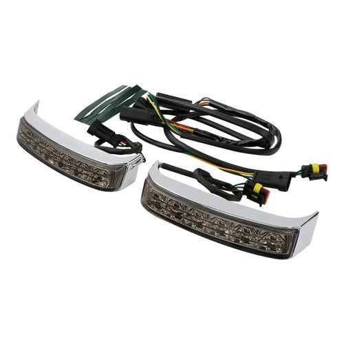 LED Saddlebag Run Brake Turn Light Fit For Harley Electra Road Glide Ultra 14-up