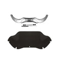 9.5'' Windshield Windscreen & Trim Set Fit For Harley Road Glide Fltrx 2004-2013
