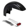 Rear Fender LED Light Trim Set Fit For Harley Road King Electra Glide 1989-2013