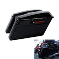 Vivid Black Saddlebags Fit For Harley Touring Road Street Glide 1994-2013 1995