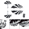 Driver & Passenger Footboards Brake Pedal Fit For Harley Touring Glide 1993-up