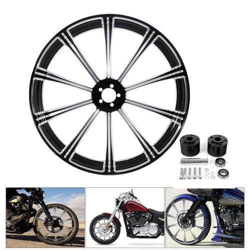 32X3.5'' Front Wheel Rim Hub Dual Disc Fit For Harley Touring Road Glide 1997-21