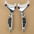 Rear Passenger Footpegs Footrests Fit For Harley Sportster XL 883 1200 2004-2013