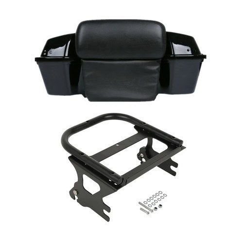 Razor Trunk Backrest Mount Rack Fit For Harley Road King Electra Glide 1997-2008