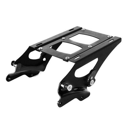 Black Two Up Mount Rack Docking Hardware Kit Fit For Harley Touring 2014-2026