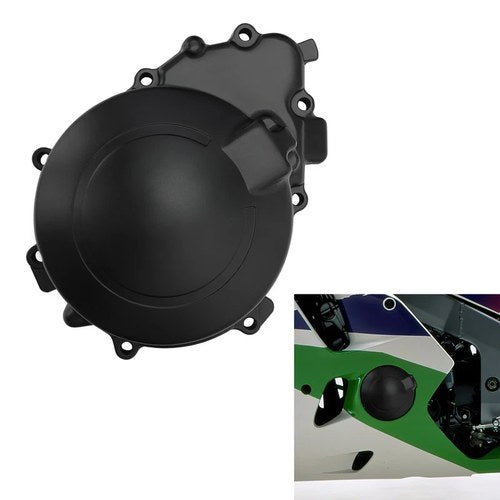 Black Engine Stator Cover Crankcase Fit For Kawasaki Ninja ZX6R 1995-1997 1996