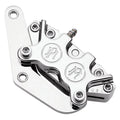 For Harley-Davidson Heritage Softail 86-90 Polished Classic 4-Piston Caliper