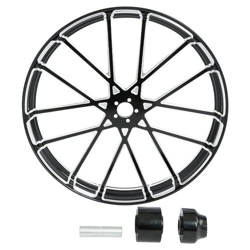 26''X3.5'' Front Wheel Rim Hub Single Disc Fit For Harley Touring non ABS 97-21