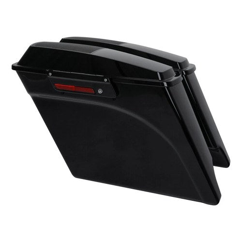5" Stretched Hard Saddlebags w/ 6x9" Speaker Lids Fit For Harley Touring 1993-13