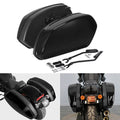 Vivid Black Saddle Bag Saddlebags Fit For Harley Softail Fat Boy Fxbrs 2018-2024