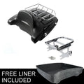 Chopped Trunk Pad W/ Mount Fit For Harley Touring Street Electra Glide 1997-2008