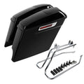 5'' Stretched Saddlebags w/ Bracket Fit For Harley Softail Heritage Deluxe 84-17