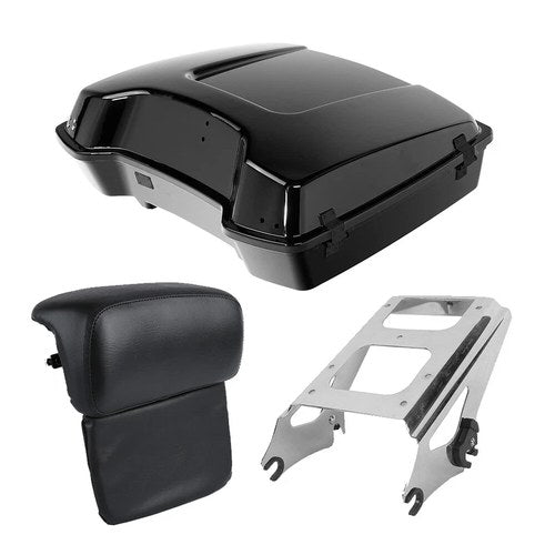 Razor Trunk Backrest Mount Fit For Harley Touring Road Street Glide 2009-2013