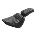 Black Driver Passenger Seat Fit For Harley Softail Street Bob Fxbb Fxst 2018-up