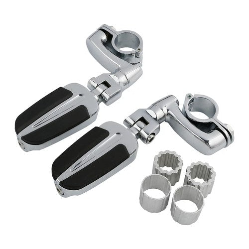 22/25/32/35mm Highway Foot Pegs Mount Clamps Fit For Harley Touring Sportster XL