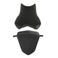 Black Driver Passenger Pillion Seat Fit For Yamaha Yzf R6 YZF-R6 YZFR6 2006-2007