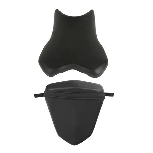 Black Driver Passenger Pillion Seat Fit For Yamaha Yzf R6 YZF-R6 YZFR6 2006-2007
